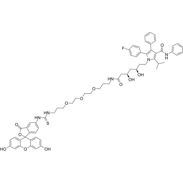 Atrovastatin-PEG3-FITC 1440755-31-6